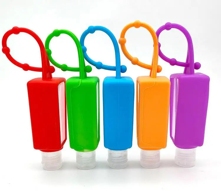 Hot Sale Custom 50ml Alcohol Hanging Portable Hand Sanitiser Bottle Sleeve for Outdoor