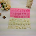 Z-0994 Hot Sale Diy Food Grade Cake Decoration Numbers Alphabet Silicone Molds