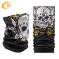 Factory Best Price Custom Print Seamless Face Mask Bandana Dust Skull Pattern Cycling Sports Lightweight 100% Polyester Neck
