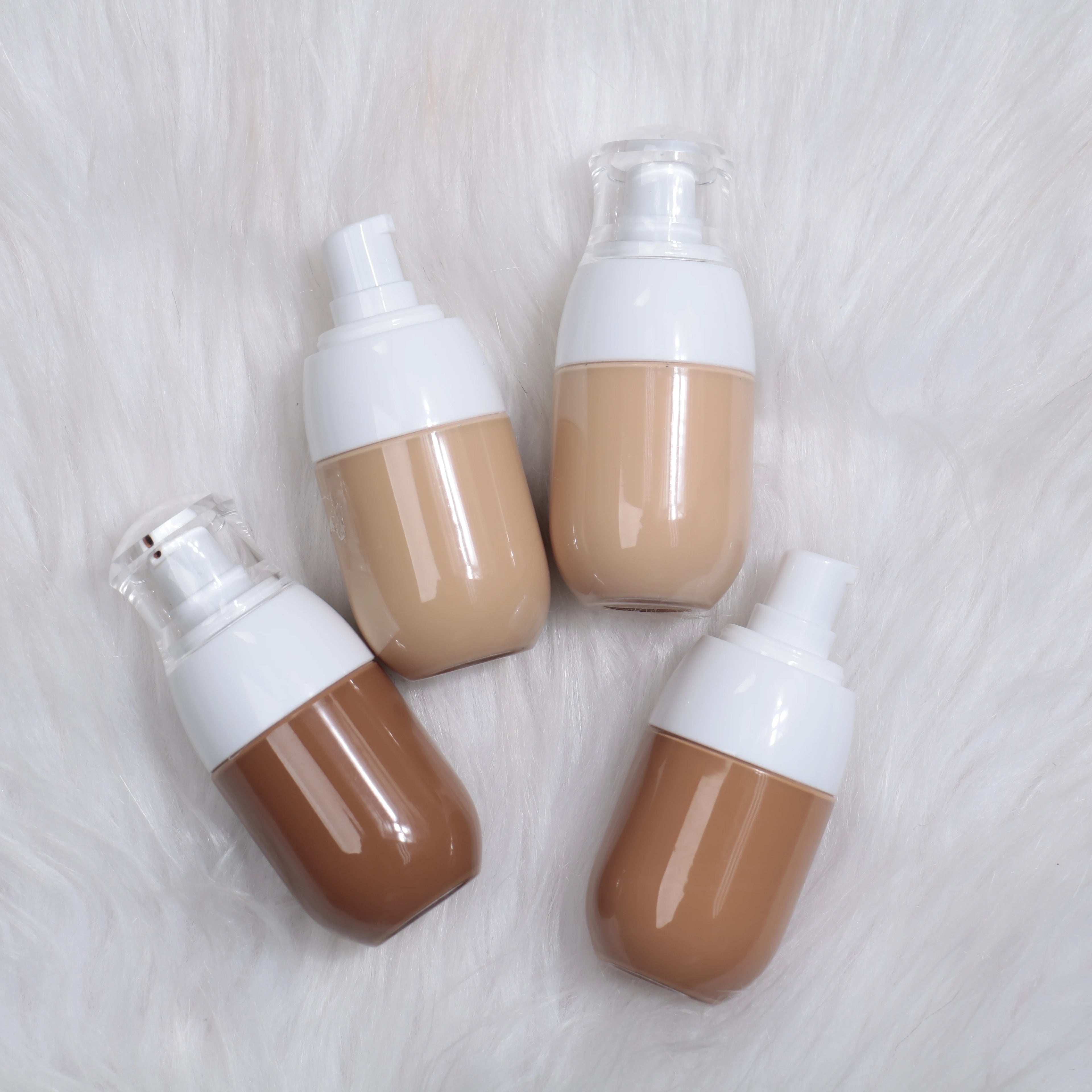 Natural Finish Foundation Suppliers Customized Makeup  Free Sample Waterproof Long Lasting Cosmetic