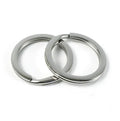 16mm 20mm 25mm 30mm Stainless Steel Cheap Flat Split Key Chain Circle Round O Ring