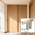 Modern Open Aluminum Track Steel Wrapped Wood Studs Pocket Door Frame Kits Sliding Door System for Kitchen Living Room