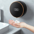 New Wall-mounted Automatic Soap Dispenser 300ml Rechargeable Intelligent Induction Hand Washing Machine Full Screen Display