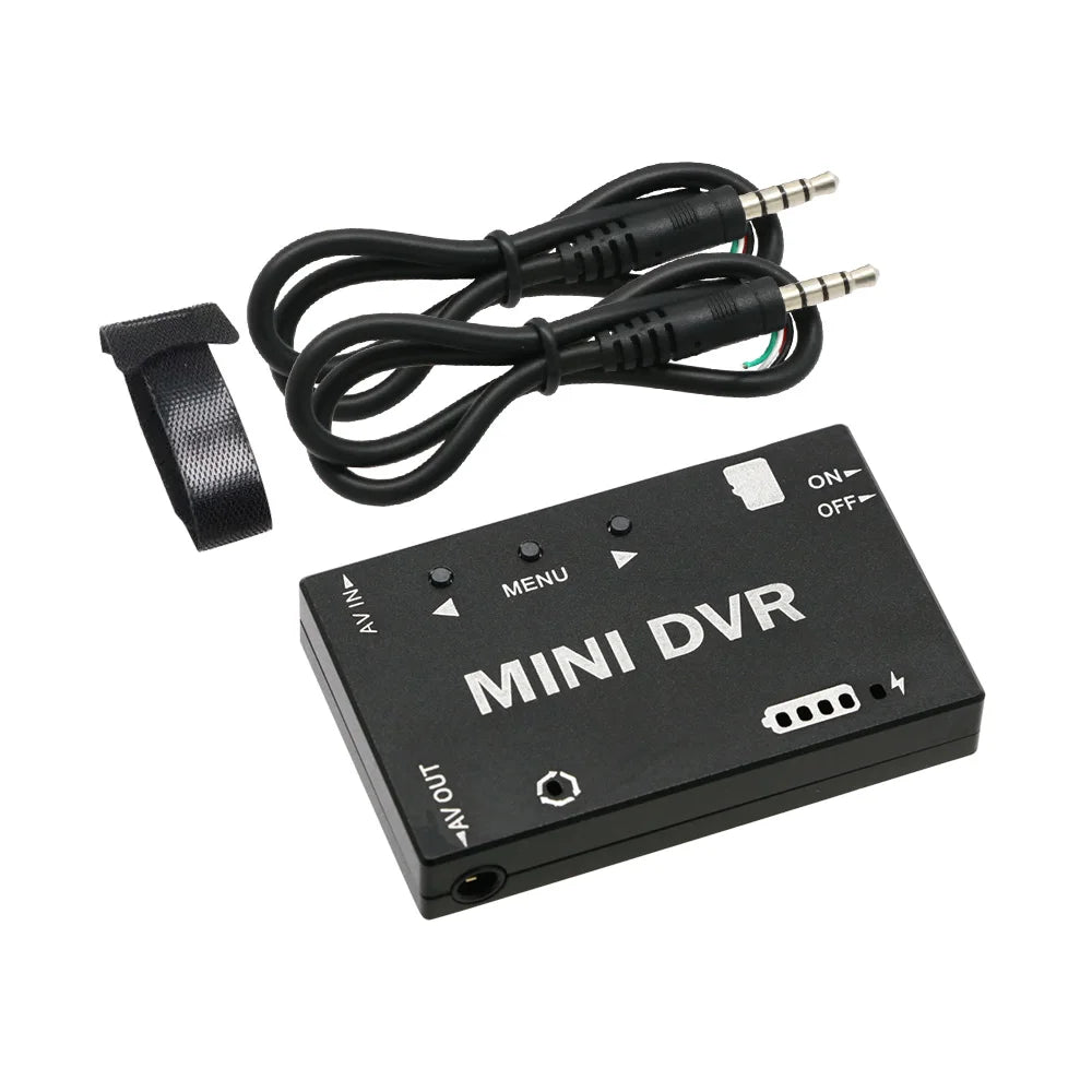FPV Recorder Mini DVR Module NTSC/PAL Switchable Built-in Battery Video Audio FPV Recorder for RC Models Racing FPV Drone
