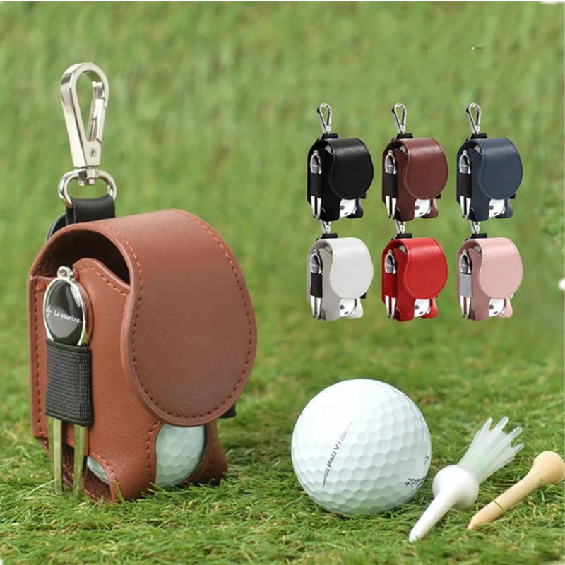 Hot Sale Sunday Golf Bag Customized Golf Stand Bag Pu Leather Cart Golf Bag for Outdoor