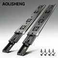 AOLISHENG Heavy Duty Full Extension Ball Bearing Drawer Slides Side Mount for Kitchen Cabinets Hotel & Dining