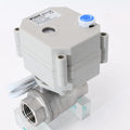 2 Way 1/2" BSP DN15 Stainless Steel Electric Motorized Valve