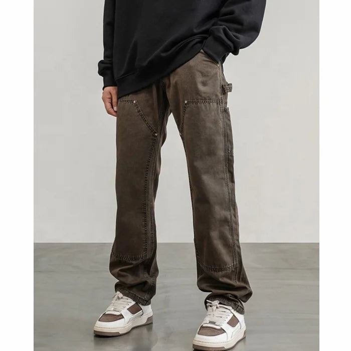 Custom Label Trousers for Men Drop Ship Boys Men Street Wear Stock  Work Jeans