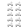 Male Branch Tee 1/4" Fitting Plastic Manual Water Connection Fittings for RV & Car Reverse Osmosis Purifier Filters