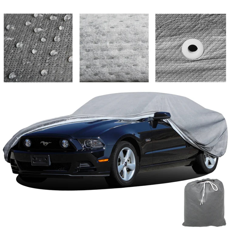Customized Full Car Cover Material UV Resistant Snow Dust Sun Waterproof Breathable Lightweight Eco-Friendly Non Woven Laminated