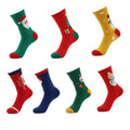 Hot Selling Fashion Custom Logo Cotton Novelty Socks Fancy Happy Dress Socks Christmas Men Socks