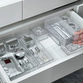 OWNSWING Clear Drawer Organizers Bins 4 Size Stackable Makeup and Vanity Organizer Acrylic Storage Containers for Cosmetic