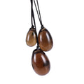 HY Natural Yoni Eggs for Kegel Exercise Smoky Quartz Yoni Egg Set Jade Eggs