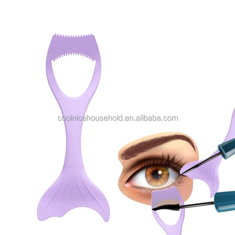 2022  Hot Trending Multi-functional  Eye Makeup Aid Set Private Label Double Head Mascara Tool Synthetic Eyelash Aid