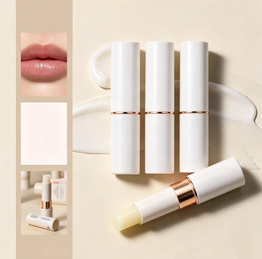 Organic Shea Butter Vitamin E Lip Balm for Dry Chapped Lips Safe Packaging