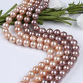 Wholesale Natural Purple 11-14mm Edison Shape Freshwater Pearl Strands Grade a Third Party Certified Jewelry Making 80g MOQ 10
