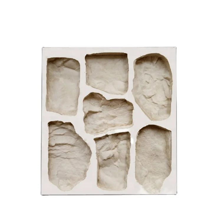 Renfa Sale Decorative Wall Brick Stone Silicon Mould Exterior Decoration Concrete Artificial Cultured Stone Molds Made Rubber