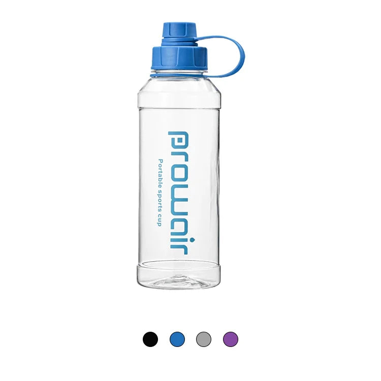 2025 Wholesale PC Plastic Sports Water Bottle Transparent 1L Climbing Gym Leak-Proof Clear Bottle with Lid