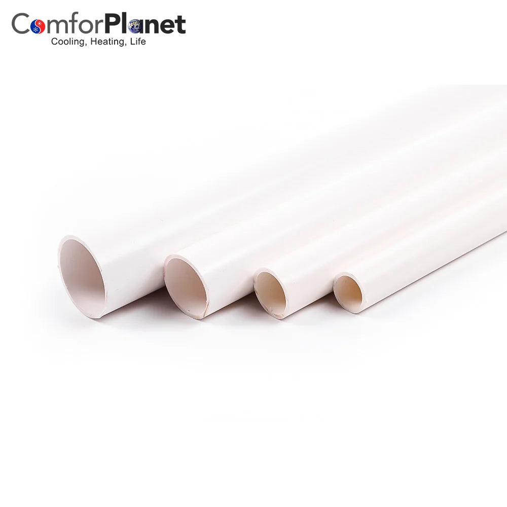 Ventilation Pipe air Duct Diameter 100 125 150 mm Length 1 m Plastic PVC Round Pipe Round Duct Exhaust Pipe Extractor Duct