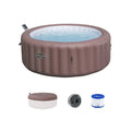 BESTWAY 6001G Lay-Z-Spa Hawaii Energy-Efficient Smart AirJet Inflatable Hot Tub with App Control 4-6 Person 1.96 m X 71 cm