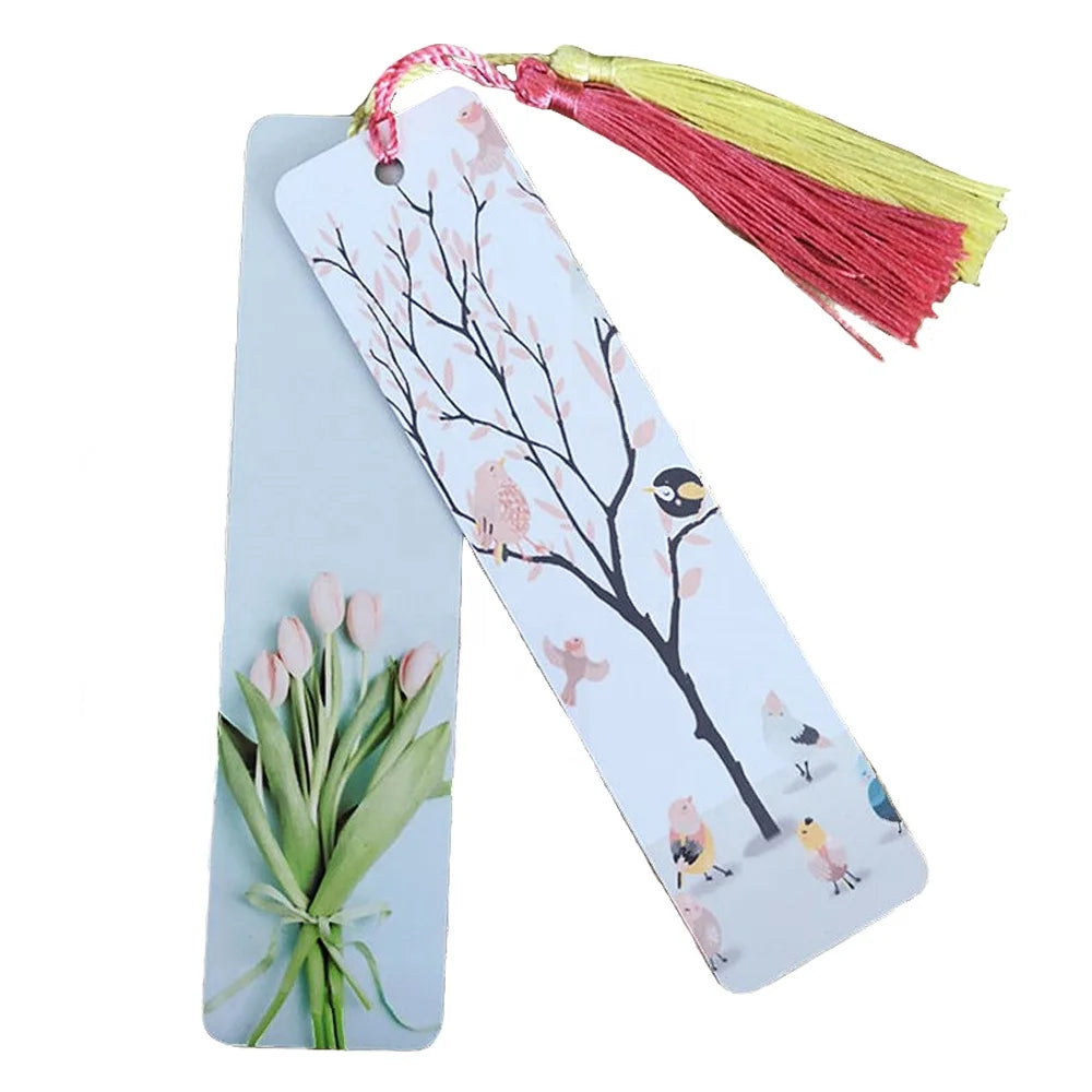Double Sided Sublimation Aluminum Bookmarks for School/Office/Advertising Office Decor & Accessories