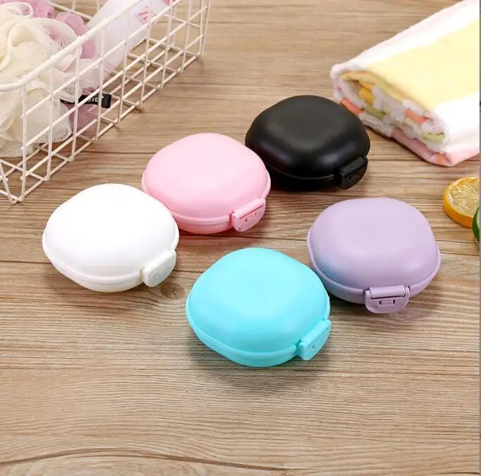 Factory Direct-selling Portable Waterproof Soap Box Travel Soapbox Traveling Portable Pocket Oval Shape Soap