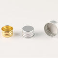 18mm 20mm 24mm Non-Refillable Silk-screen Printed Screw Aluminum Cap Threaded for Cosmetic Shower Bottle