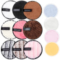 New Reusable Fiber Customized Organic Ecofriendly Weashable Makeup Remover Pad Facial 100% Cotton Cleansing Pad