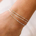 Minimalist Premium Bracelet Colorfast Stainless Steel Accessories Niche Design Gold Silver Beads Bracelet Gifts for Women