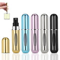 Custom Logo 5ml 8ml Aluminum Mini Portable Travel Atomizer Matte Refillable Perfume Lipstick Lotion Toothpaste with Pump