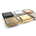 2025 Hot Sale Best Price Modern Hotel Shower Floor Drain Bathroom Brass Square Grate Waste Drain Anti Odor