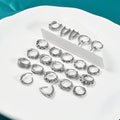 Surgical Steel Punk Hoop Earring Retro Skull Shape Round Nose Ring Ear Cartilage Tragus Helix Piercing Body Piercing Jewelry