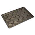 4 Inch  15- Cavity Nonstick Hamburger Burger Bun Mold Muffin Cupcake Pan Bakeware