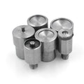 Snap Buttons Mold Metal Tools Snaps Die Hand Press Machine Button Install Mold Top Leather Rivets Cover 17/ 20 mm Diameter