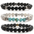 Natural Gemstone Stone Bead Healing Bracelet Charka Stretch Real Tiger Eye Stone Charm Mens Bracelet Women