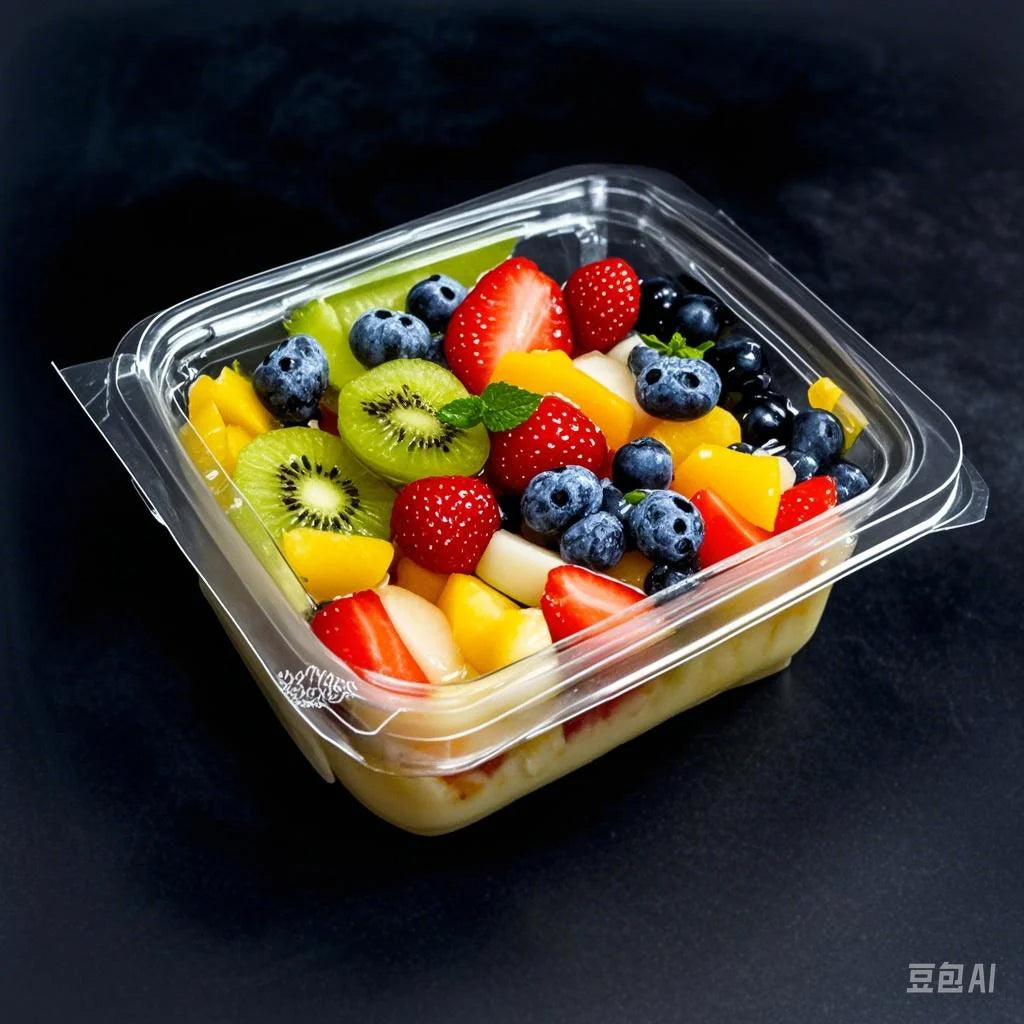 Customized Food Grade Plastic Packaging Containers Flip Top Clamshell Boxes for Bulk Nuts Bread Cookies Chocolate Candy Cake