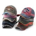 Custom Washed Dad Hat Distressed Letter Embroidery Old Men Cotton Baseball Cap Outdoor Hat