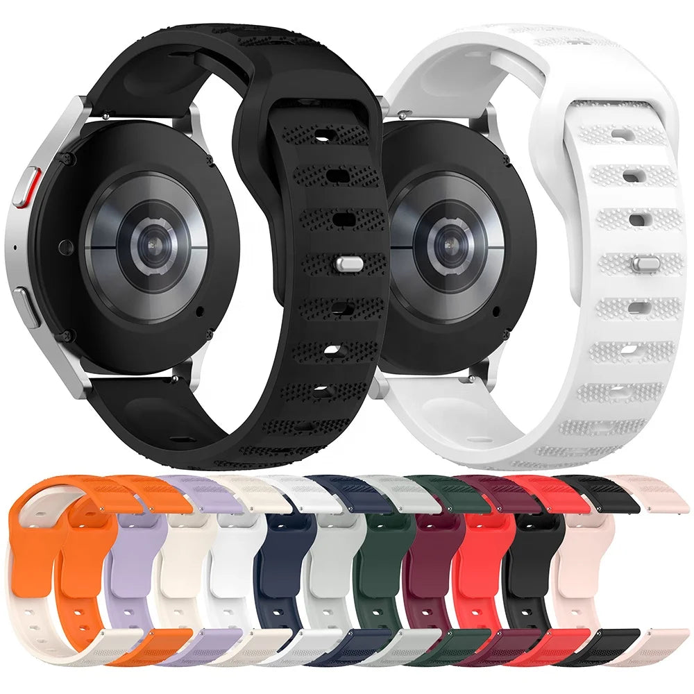 ERAYSUN Silicone Watch Band for 20mm 22mm Watch Bracelet Strap