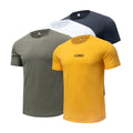 Top Quality Custom Solid Printing Workout Sportswear Polyester Quick Dry Shorts Sleeves T-shirt for Men
