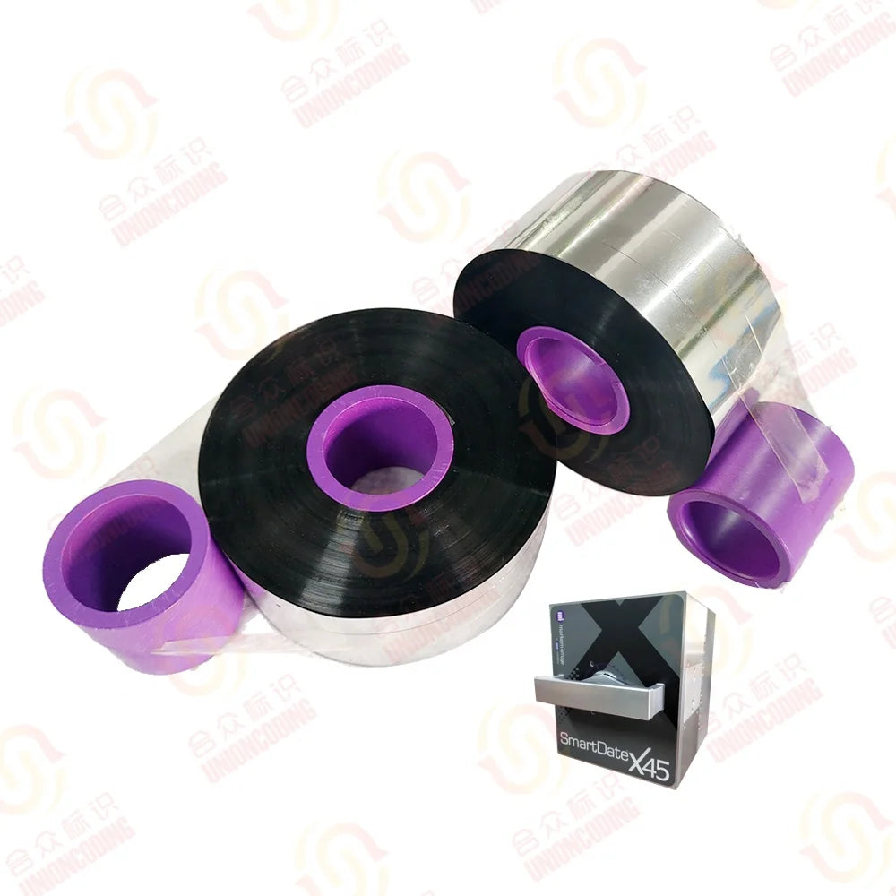 Near Edge WAX Resin TTO Ribbon Width 33mm Length 600M Batch Number Printer Ribbon