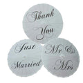 Mr&Mirs 15.5 Inches Diameter Painted Bamboo Paper Parasol for Wedding Center Favors Customized Color & Logo Christmas Decoration