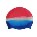 Wholesale Printed Flat Water Resistance Non-toxic Elasticity Fashion Man Ladies Swim Caps for Swimming Pool Training Equipment