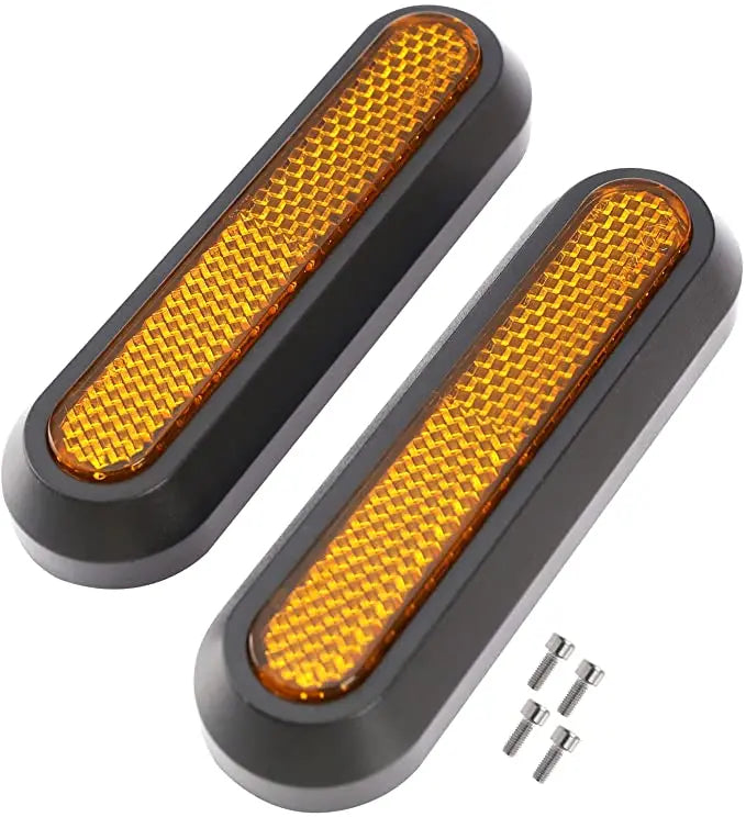 Scooter Wheel Front Wheel Fork With Yellow Plastic Black Cover Protective Shell Case 2PCS for Xiaomi M365PRO Scooter Accessories