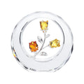 Crystal  Rose Flower  Paperweight Wedding Crystal Crafts Valentine's Day Gift