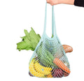 Reusable Organic Cotton Produce Bags for Grocery Shopping Fruit Vegetable Cotton Mesh Laundry Bag Washable