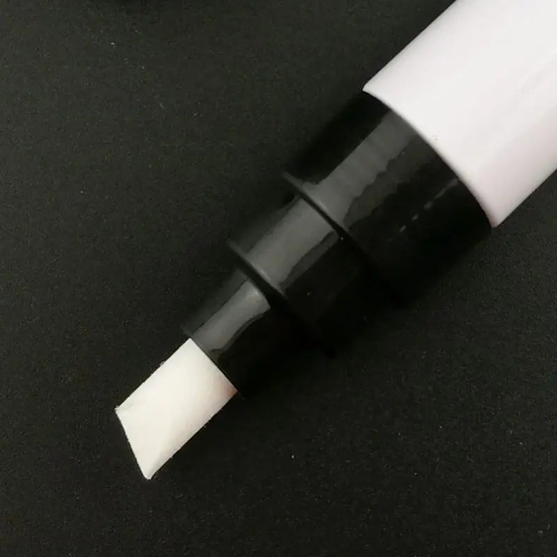 Large Capacity Aluminum Tube Marker Pen Permanent Ink for Paper Oblique Brush Tip Refilled Empty Pen Barrel