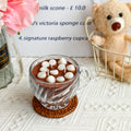 Small Striped Soy Wax Candle with Chocolate Marshmallow Scent for Home Decoration and Ramadan for Bars and Votive Candles
