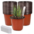 4" Flower Plant Nursery Pots Plastic Seed Starting Container for Succulent Seedling Cutting Transplanting