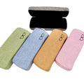 Xinhe Hard Shell Glasses Case Low Price Hard Eye Glasses Box Spectacle Optical Eyeglass Cases Linen Fabrics Reading case