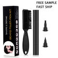 Custom Logo 2-in-1 4-prong Dual-head Beard Thickening Pen Beard Pen Filler and Styling Pen